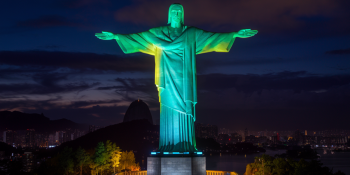 Cristo Redentor Será Iluminado com as Cores da Ucrânia no Dia da Independência